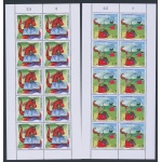 2010 EUROPA CEPT Lussemburgo 2 Minifogli di 10 "Libri per l'infanzia" MNH**