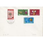 1957 SVIZZERA , Pro Juventute Zum. 168/172 su busta primo giorno