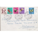 1957 SVIZZERA , Pro Juventute Zum. 168/172 su busta primo giorno