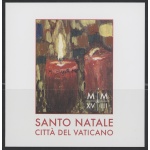 2018 Vaticano , francobolli nuovi , Annata completa 28 valori + 4 Foglietti + 1 Libretto Santo Natale  - MNH **