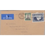 1931 SOUTHERN RHODESIA, SG 18 + 48 su frammento per Brindisi