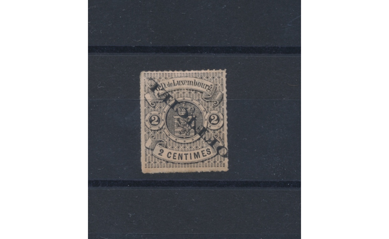 1875-91 LUSSEMBURGO - Servizio n° 2AA MH/*