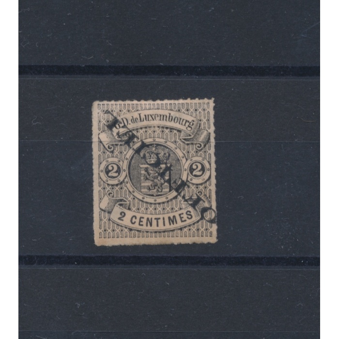 1875-91 LUSSEMBURGO - Servizio n° 2AA MH/*