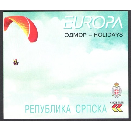 2004 EUROPA CEPT Bosnia Serba Libretto Le vacanze MNH**