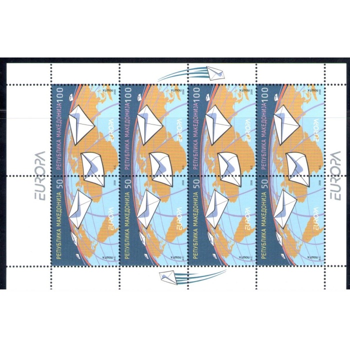 2008 EUROPA CEPT ,  Macedonia ,  1 minifoglio di 10 valori , MNH**