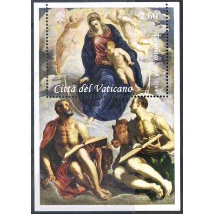 2018 Vaticano , Foglietto Tintoretto 1518-1594  , nuovo e perfetto  - MNH **