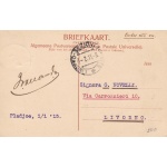 1910 INDIE OLANDESI/NEDERLANDSCH INDIE/INDE NEERLANDAISE - Cartolina per l'Italia (Livorno) VIAGGIATA