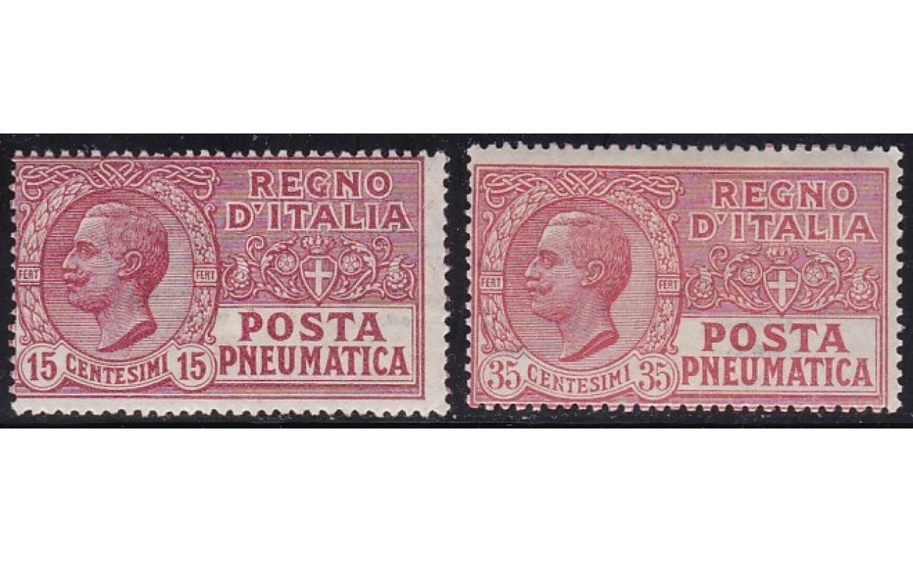 1927-28 Regno di Italia, Posta Pneumatica 12/13 MNH/**