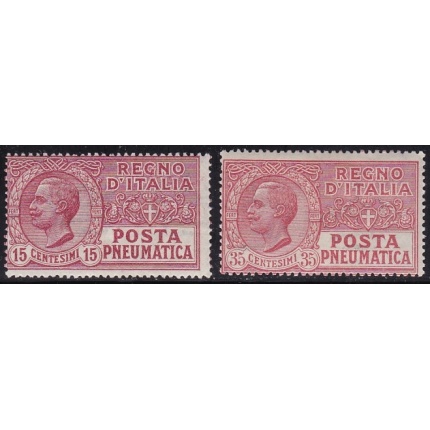 1927-28 Regno di Italia, Posta Pneumatica 12/13 MNH/**