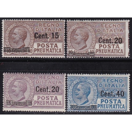 1924-25 Regno di Italia, Posta Pneumatica 4/7 MNH/**