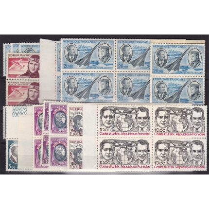 1955-1981 FRANCIA - Lotto di Posta Aerea (vedi dettaglio)  MNH** € 550