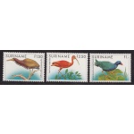 1985 SURINAME - Uccelli,Yvert n° 1014/1016 serie di 3 valori MNH/**