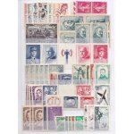 1936-53 FRANCIA - Lotto 62 valori MNH/MLH **/*