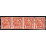 1932 Stati Uniti n° 527 6c. arancio bobina striscia di 4 MNH/**