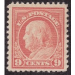 1917 Stati Uniti, n° 344 9c. rosso salmone MNH/**