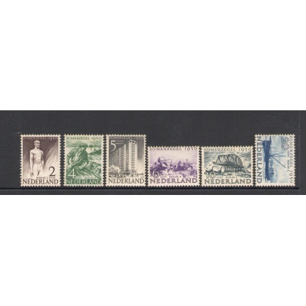 1950 OLANDA ,NEDERLAND - n° 535/540 serie di 6 valori  MNH/**