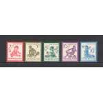 1950 OLANDA ,NEDERLAND - n° 549/553 serie di 5 valori  MNH/**