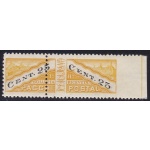 1946 SAN MARINO, Pacchi Postali n° 19/IIia  25c. giallo e nero  MLH/*