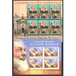 2018 Vaticano , francobolli nuovi , Annata completa 28 valori + 4 Foglietti + 1 Libretto Santo Natale + 4 Minifogli (Puglisi+Padre Pio+Firenze+Diritti Uomo) Vedi scansione MNH**