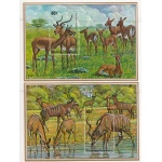 1975 REPUBLIQUE RWANDAISE - COB BL 44/45 Animali MNH/**