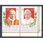 2019 Vaticano -  2 valori in coppia - 90° Fondazione Città del Vaticano 1929-2019 MNH**