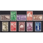 1938 Turchia - Yvert n. 884/893 - serie di 10 valori - MNH**