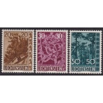1960 LIECHTENSTEIN, n° 356/358 Alberi MNH/**