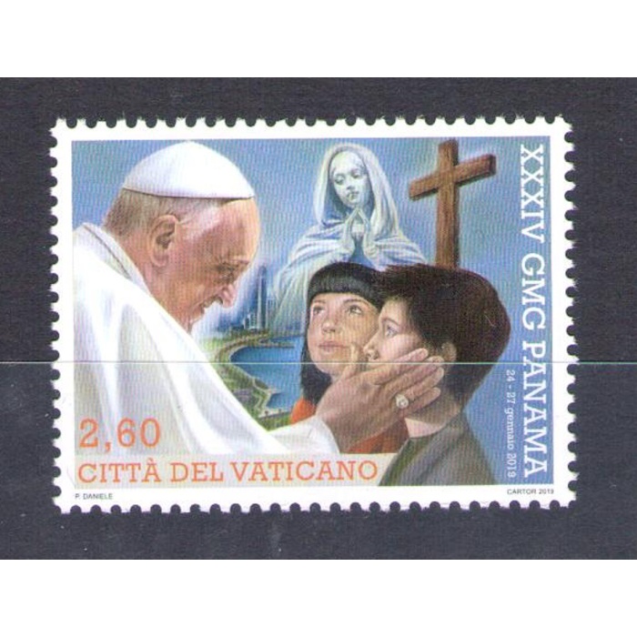 2019 Vaticano - XXXIV Giornata Mondiale Gioventù Panama MNH**