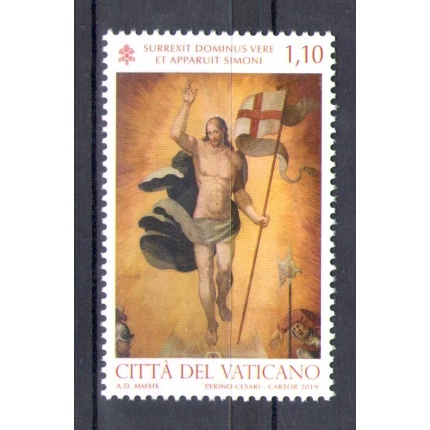2019 Vaticano - Pasqua 1 valore MNH**