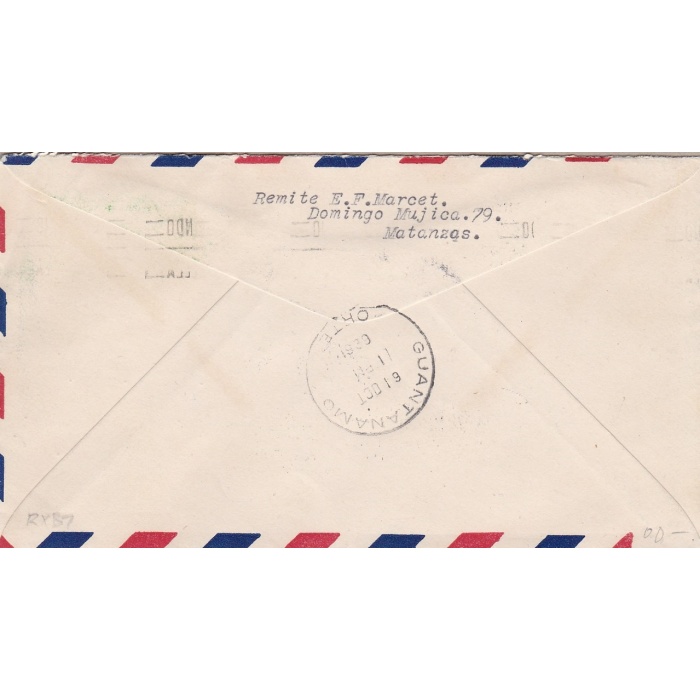 1939, Avana - Habana - Guantanamo ,Rocket Mail PRIMER EXPERIMENTO DEL COMETE POSTAL EN LA AMERICA LATINA