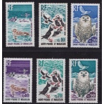 1975 ST. PIERRE ET MIQUELON - Uccelli e fari ,n° 445-447  MNH/**