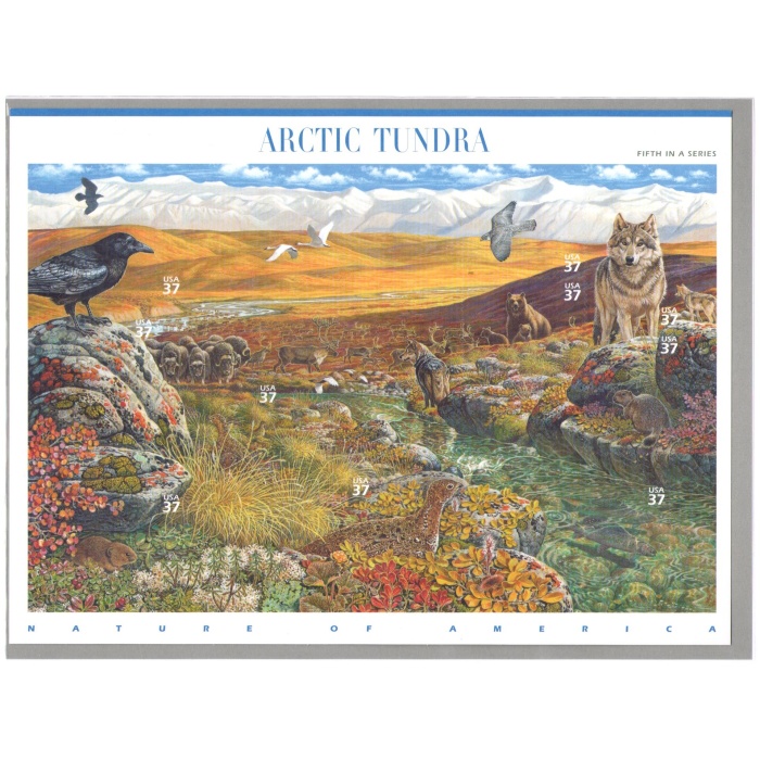 2003 Stati Uniti , USA , Natura Tundra Artica - Artic Tundra Minifoglio 10 valori MNH**