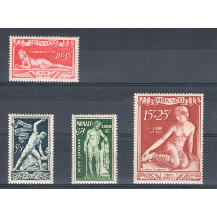 1948 MONACO - Posta Aerea 4 valori F.J. Bosio - MNH**