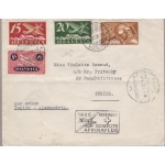 1926 SVIZZERA , AfrikaFlug Zurich-Alexandrie Lettera Firmata Raybaudi