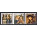 2019 San Marino Arte , Leonardo da Vinci, Filippo Lippi, Rembrandt 3 valori MNH**