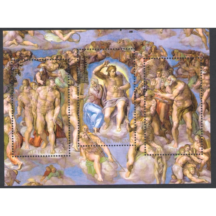 2019 Vaticano - Foglietto Restauro Cappella Sistina MNH**