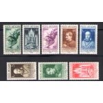 1936 Vaticano,  Francobolli nuovi , Annata Completa 8 valori di Posta ORDINARIA (serie Stampa Cattolica) MNH **