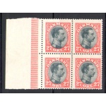 1918-20 DANIMARCA ,   27 ore rosso e grigio - Effige di Re Cristiano X  - 1 valore n° 108 -  MNH**