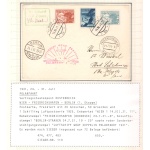 1931  AUSTRIA ,  Polarfahrt - Wien Friedrichshafen - Berlin (1 tappa) 24-07-1931