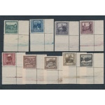 1923  AUSTRIA , n. 304/312 - Vedute di Città Austriache , 9 valori - MNH** - Angolo di Foglio