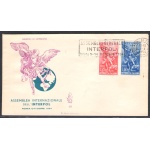 1954 REPUBBLICA , Venetia Club n° 232 , Interpol 2 val , non viaggiata