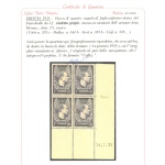 1938 FRANCIA  - 3 FR. Violetto Grigio, Aviatore Jean Mermoz n° 338b Catalogo Maury 1 val, Quartina Coin dateè (14-01-1938) MNH**