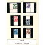 1933  AUSTRIA ,  n. 431/436 Assedio di Vienna , 6 valori MNH** , Bordo e Angolo di Foglio