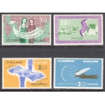 1964 Thailandia SG 516-519 Settimana corrispondenza - 4 valori - MNH**