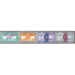 1965 Thailandia - SG 524-527 - Settimana Corrispondenza - 4 valori MNH**