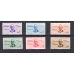 1934 Regno Italia, Posta Aerea -  Volo Roma - Mogadiscio , 6 valori , n. 83/88 , MNH**