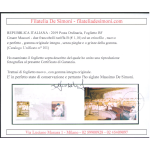 2019 ITALIA ,  Libro dei Francobolli d'Italia MNH** Con Libretto e Foglietto Maccari Non Piegato (Certificato Filatelia De Simoni)