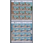 2013 EUROPA CEPT , San Marino, 2 Minifogli di 12 valori , Veicoli Postali , MNH**