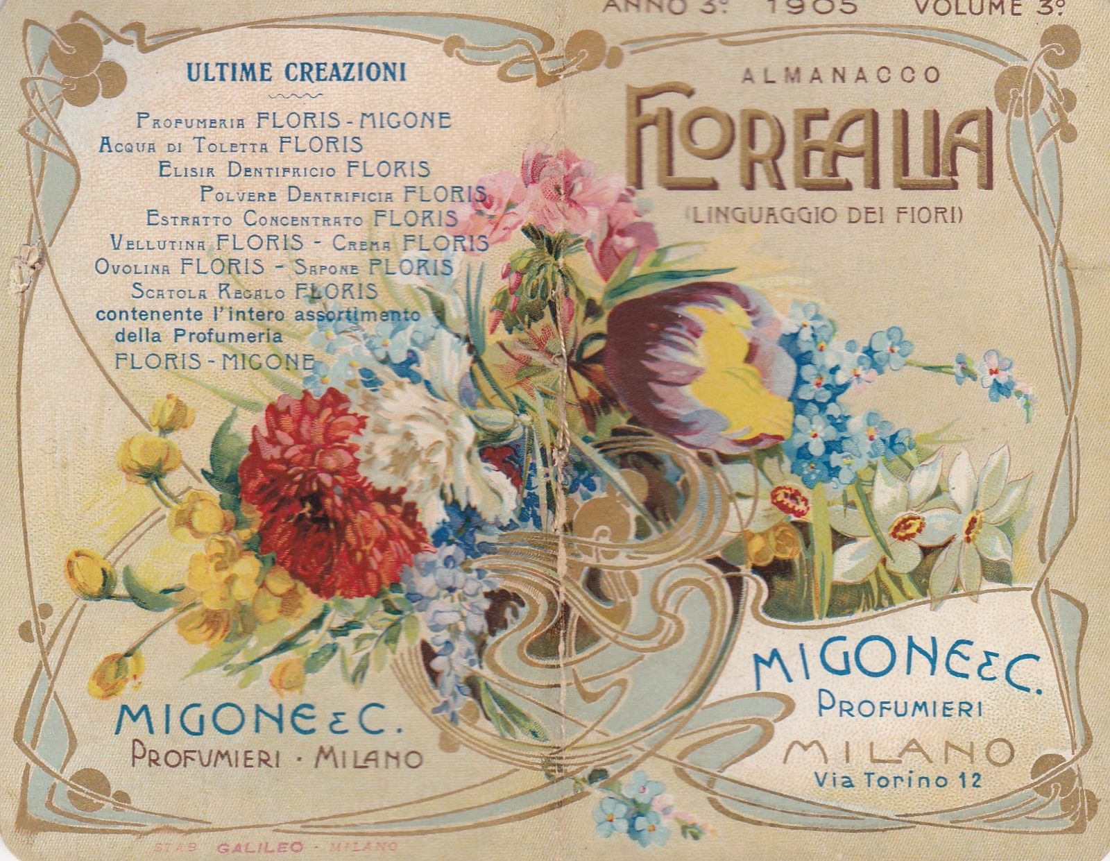 1939  CALENDARIO - Giacomo Puccini