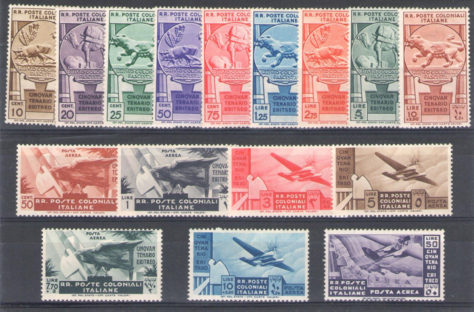 1926 Libia, Espressi # 9-10, MNH** Ottima Centratura